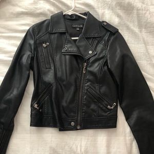 Catch me size medium black motto jacket